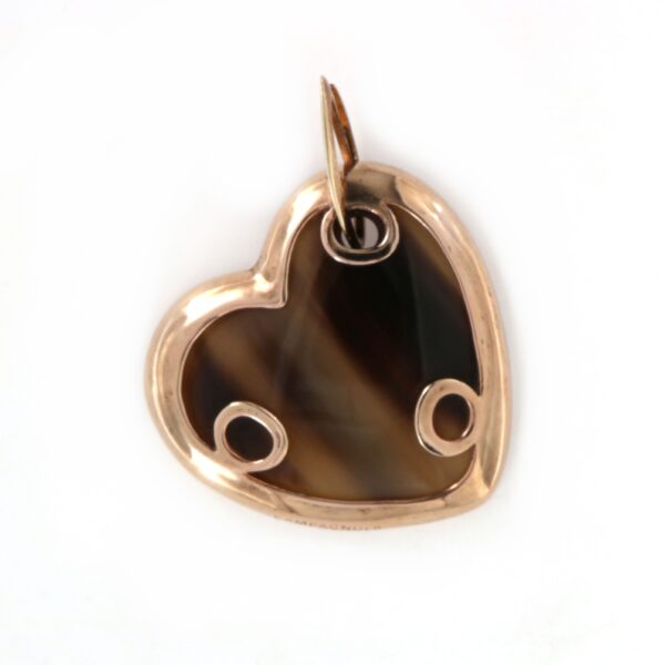 Ciondolo Cuore Argento Quarzo Campagnolo