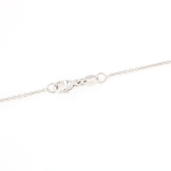 Collier oro bianco 18 kt Croce Diamanti Bianchi - immagine 3