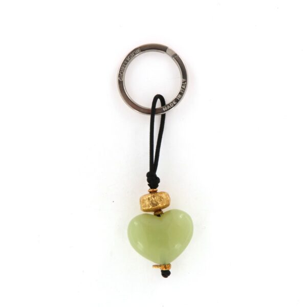 Portachiavi Oro Agata Verde GioielliGioie