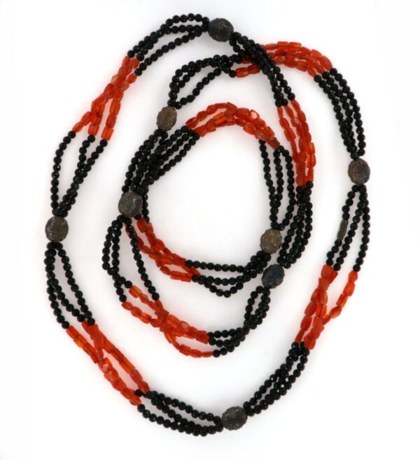 Collana Girogola Onice Corniola Oro Giodoro