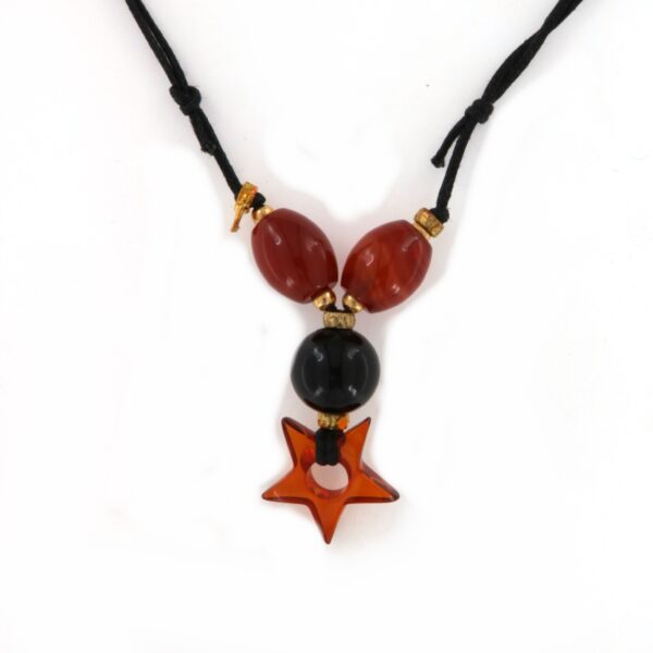 Collana Stella Ambra Onice Corniola GioielliGioie