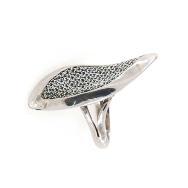 Anello Argento Tessuto Adami & Martucci