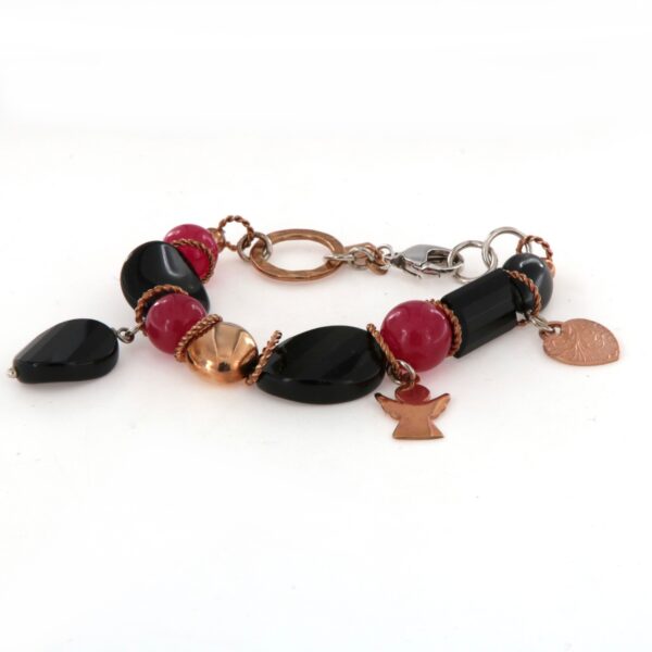 Bracciale Argento Onice Granato Laura Bellini