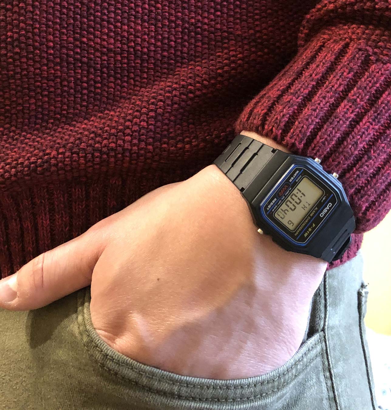 Orologio Casio Classic Digitale F-91W-1YEG - Oroshop
