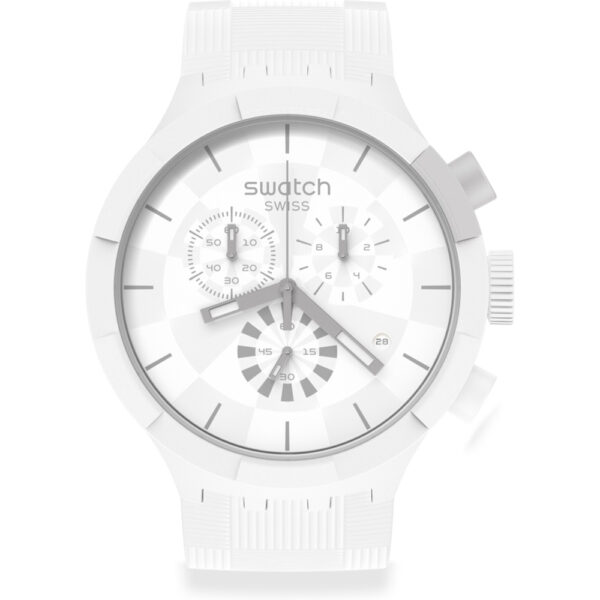 Orologio Swatch Big Bold Chequered White SB02W400