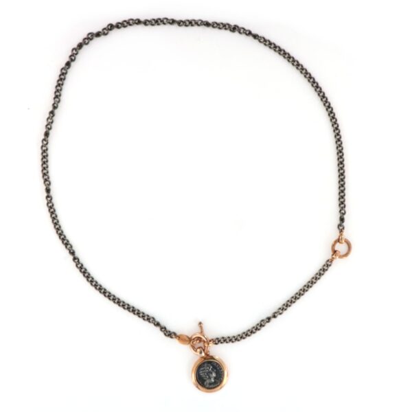 Collana Girogola Argento Brunito Rosato Vanto