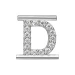 Charm Eleonora Giordani Lettera D Argento Zirconi