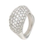 Anello Fascia Oro Bianco Diamanti Crivelli - immagine 6