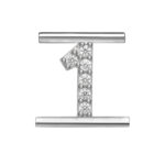 Charm Eleonora Giordani Numero 1 Argento Zirconi