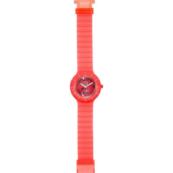 Orologio Hip Hop Donna Rosso Trasparente HWU0096