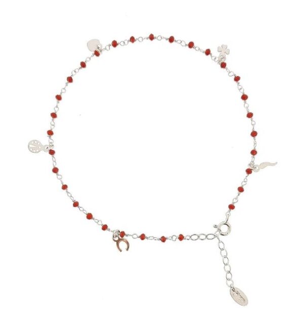 Cavigliera Amen Portafortuna Rosso CAVFOBR