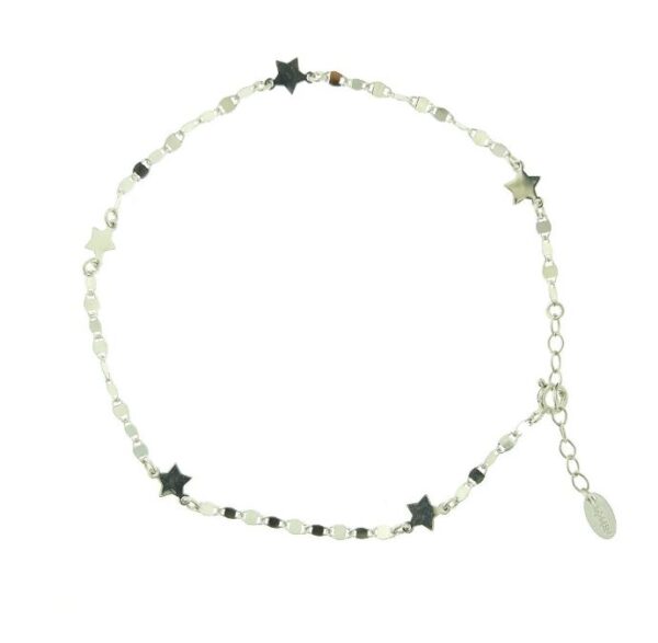 Cavigliera Amen Donna Stelle Silver CAVSTB
