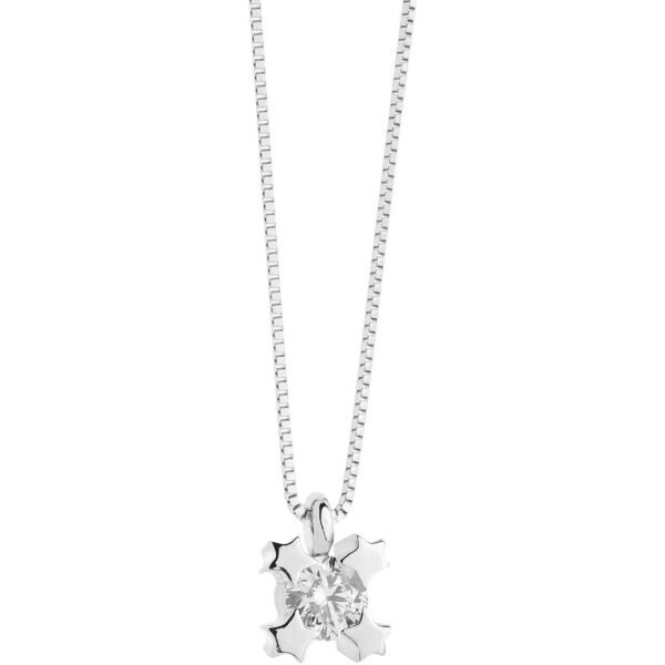 Collana Punto Luce Diamanti 0,10 ct Comete GLB1525