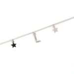 Bracciale Versari Lettera L Zirconi Argento Stella