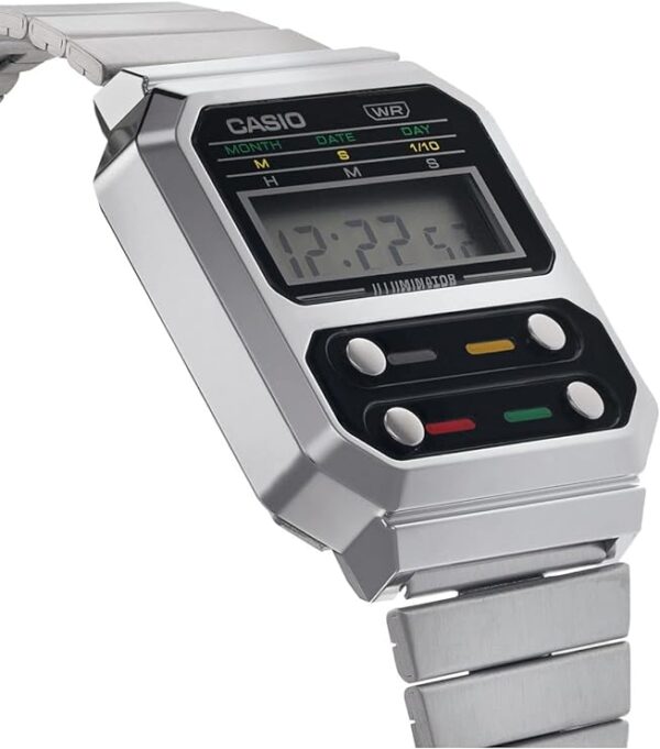 Orologio resina digitale Casio Icon Silver - immagine 6