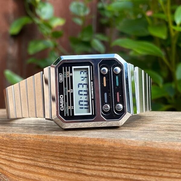 Orologio resina digitale Casio Icon Silver - immagine 7