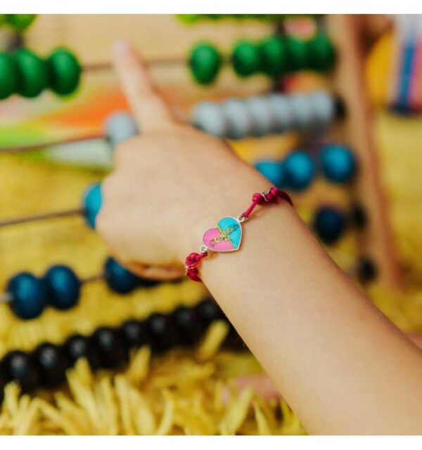 Bracciale Comete Me Contro Te Cuore Logo BRA228 - immagine 4
