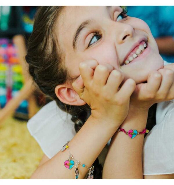 Bracciale Comete Me Contro Te Cuore Logo BRA228 - immagine 3