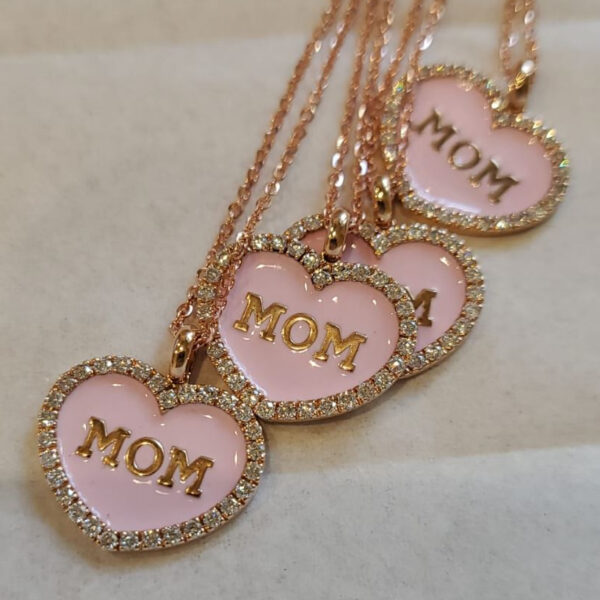 Collana Mom Lisa O Cuore Bianco Forever Unique - immagine 3