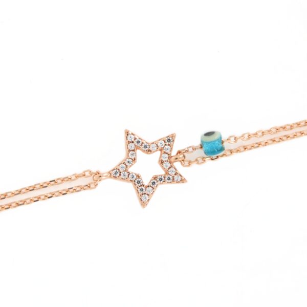 Bracciale Kurshuni Donna Rosato Stella Zirconi