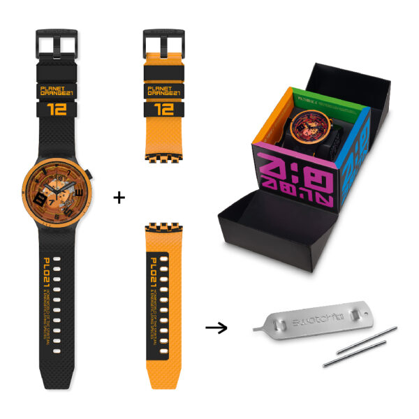 Orologio Solo Tempo Swatch Big Bold Oops! SB01B127 - immagine 3