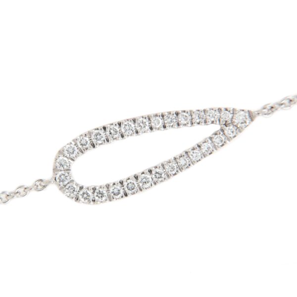 Bracciale Oro Bianco Diamanti Crivelli - immagine 3