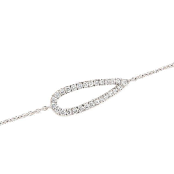 Bracciale Oro Bianco Diamanti Crivelli