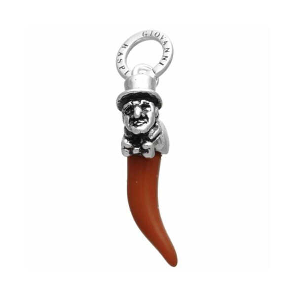 Charm Giovanni Raspini Corno Rosso Gobbo 10998