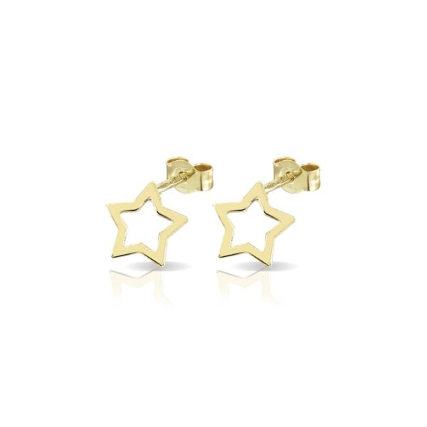 Orecchini Stella Oro Bianco MyCharm