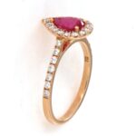 Anello Oro Diamanti Rubini Crivelli - immagine 4