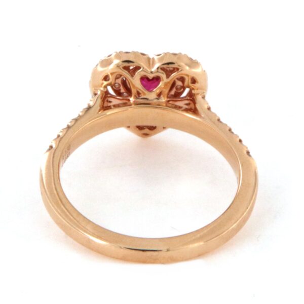 Anello Oro Diamanti Rubini Crivelli - immagine 6