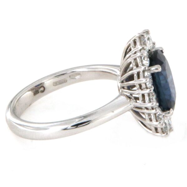 Anello Oro Diamanti Zaffiri Crivelli - immagine 7