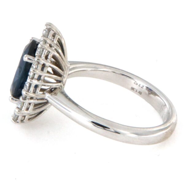 Anello Oro Diamanti Zaffiri Crivelli - immagine 5