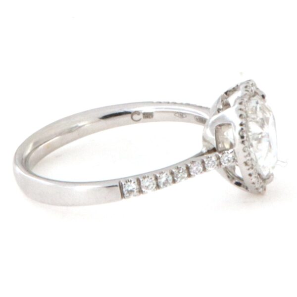 Anello Oro Bianco 18 kt Diamanti Crivelli - immagine 7