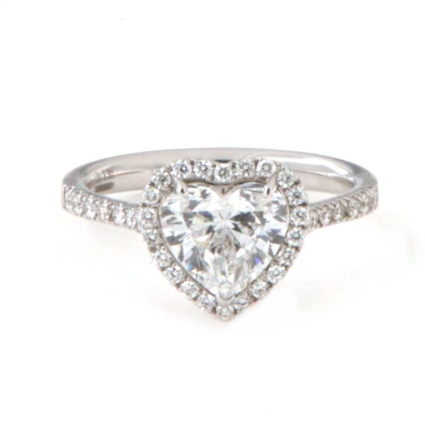 Anello Oro Bianco 18 kt Diamanti Crivelli - immagine 3