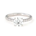 Anello Oro Bianco Diamanti Crivelli