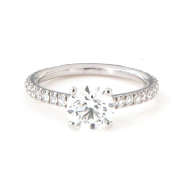 Anello Oro Bianco Diamanti Crivelli