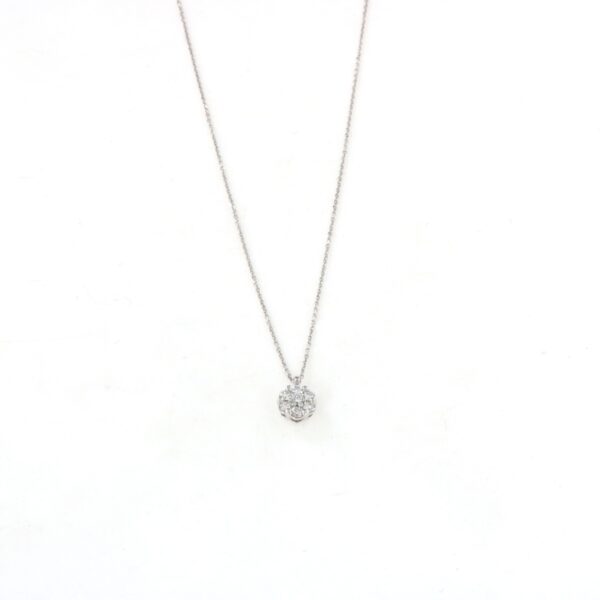 Collana Oro Bianco Diamanti PGgioielli