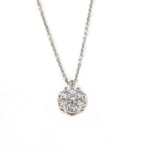 Collana Oro Bianco Diamanti PGgioielli - immagine 3