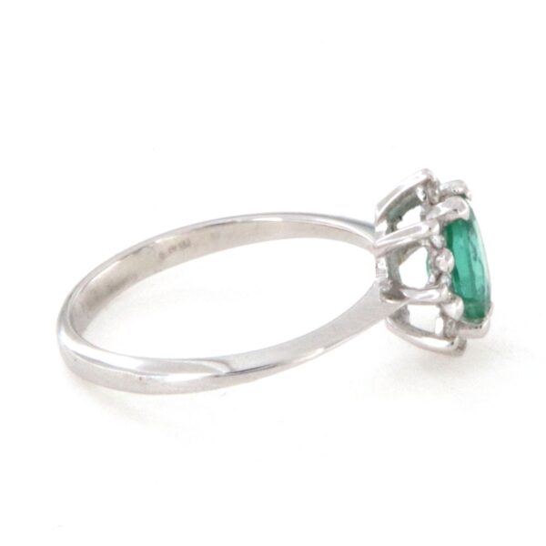 Anello Oro Smeraldo Diamanti PGgioielli - immagine 7