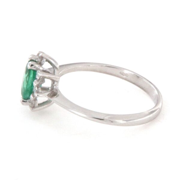 Anello Oro Smeraldo Diamanti PGgioielli - immagine 5