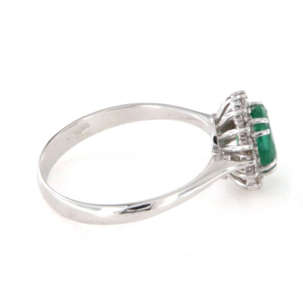 Anello Oro Smeraldo Diamanti PGgioielli - immagine 7