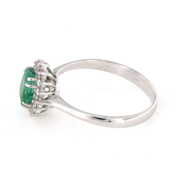 Anello Oro Smeraldo Diamanti PGgioielli - immagine 5