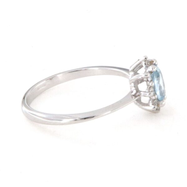 Anello Oro Acquamarina Diamanti PGgioielli - immagine 7