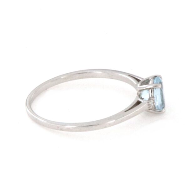 Anello Oro  Acquamarina Diamanti - immagine 7