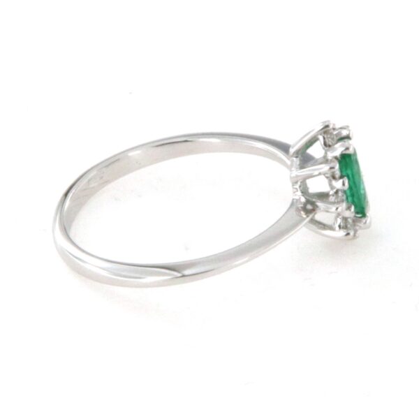 Anello Oro Smeraldo Diamanti PGgioielli - immagine 7