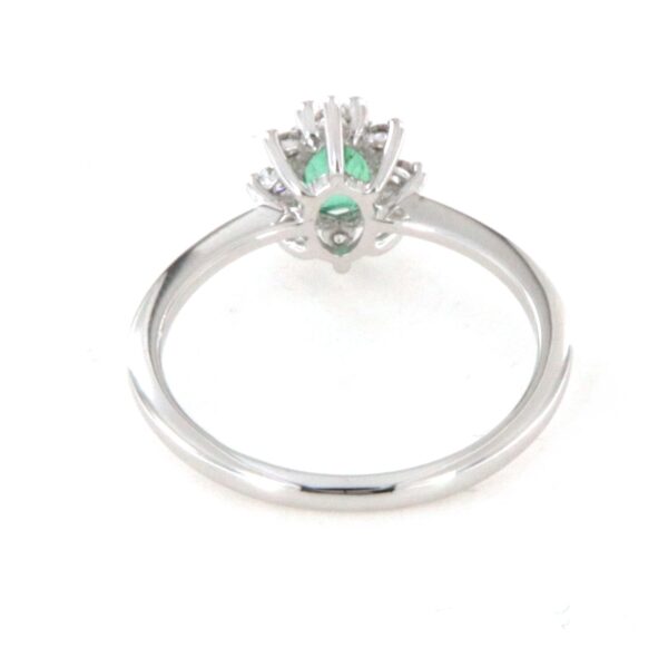 Anello Oro Smeraldo Diamanti PGgioielli - immagine 6