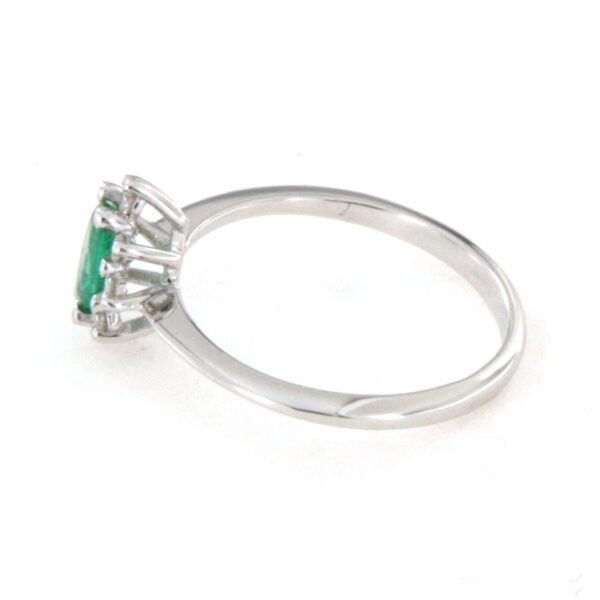 Anello Oro Smeraldo Diamanti PGgioielli - immagine 5