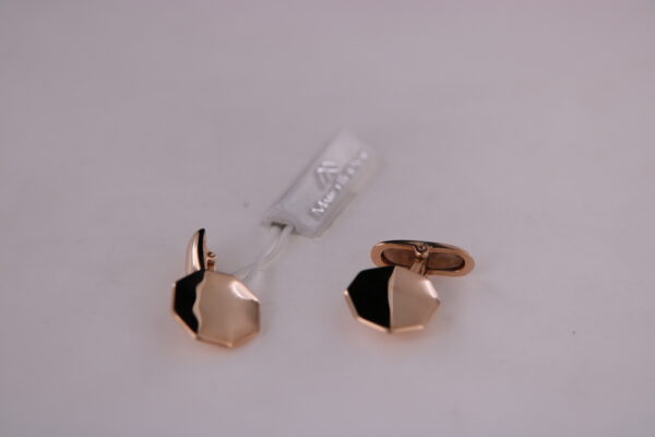 Gemelli in argento925 color rosa Marcello Pane