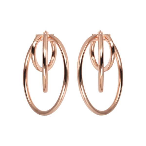 Orecchini Polished Tube Graduated Bronzallure
